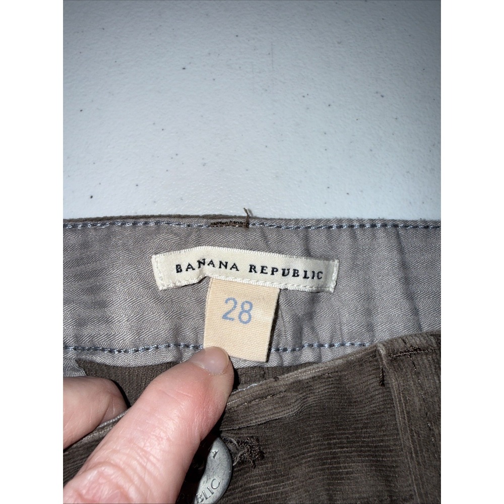 Banana Republic Flare Corduroy Pants Coastal Cottage Academia  Mid Rise Sz 28 /6 - Picture 4 of 11